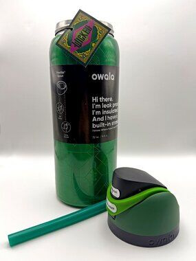 Owala Wicked Elphaba Sparkling Green 32 oz Water Bottle